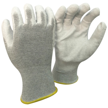 NMSAFETY usine utilisation personnalisée logo anti statique utilisation 13g carbone PU gants